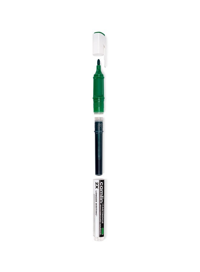 Camlin Cartridge White Board Marker pack of 5 - Green - Image 3